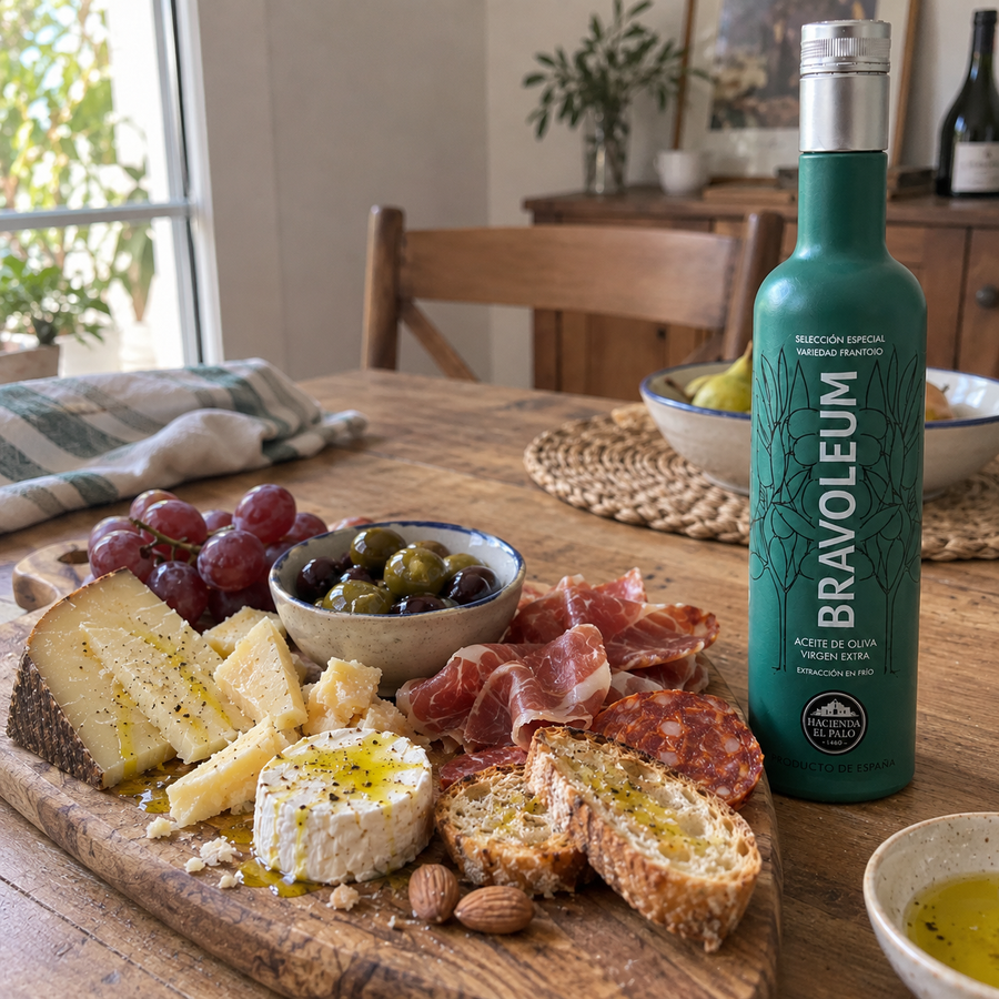 Artisan Charcuterie and Cheese Board with Frantoio EVOO