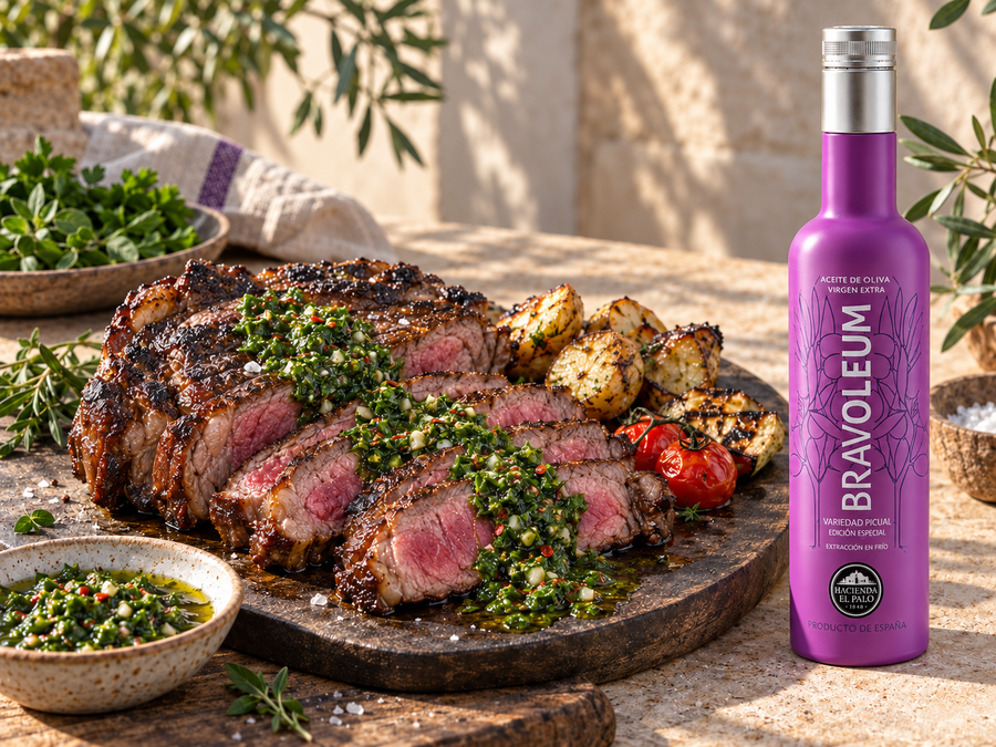 Rib-Eye Steak with Picual Chimichurri